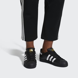 Adidas Superstar Foundation Női Originals Cipő - Fekete [D77992]